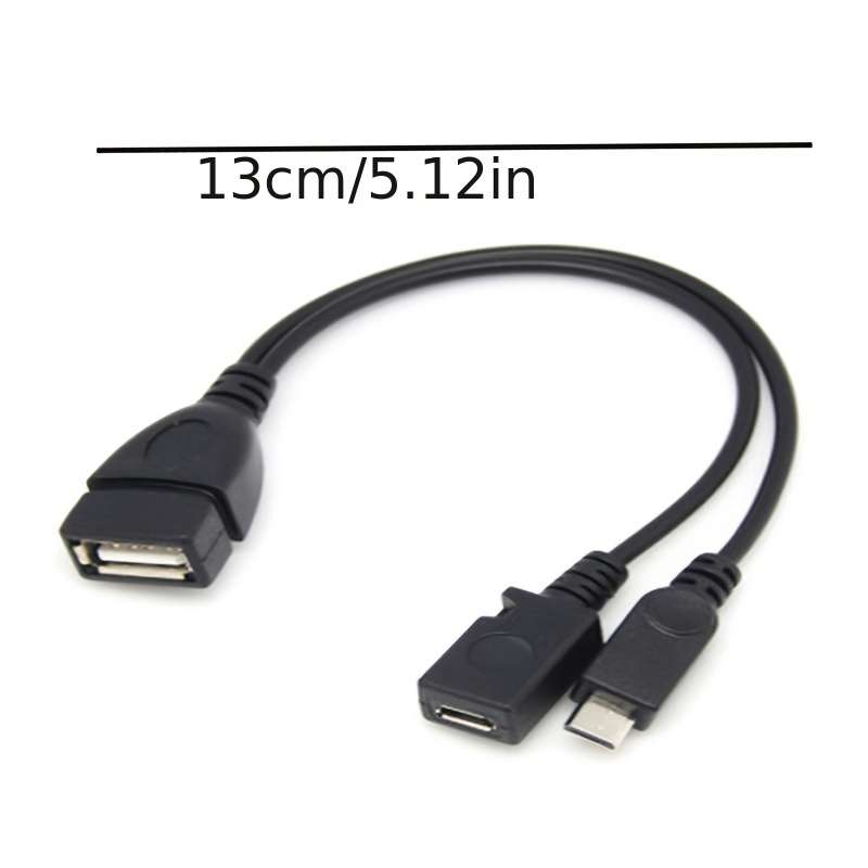 1pc OTG Cable USB Port Terminal Adapter for Fire TV 3rd 2nd Gen Fire Stick Samsung Galaxy S I