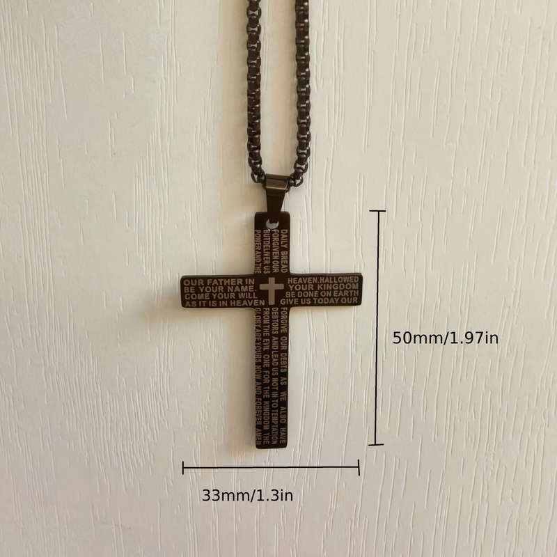 1 Piece Silvery Jesus Theme Pendant