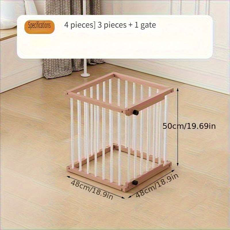1pc Gray Black Pet Cage