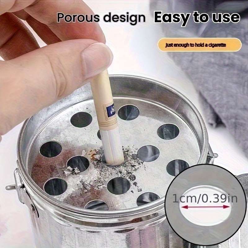 1pc Japanese bucket shaped ashtray anti drop and washable suitable for household use not easy to