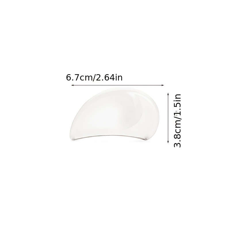 1pc Cute Crescent Nail File Manicure Filing Tool Unscented Nail Shaper for Home and Salon Use