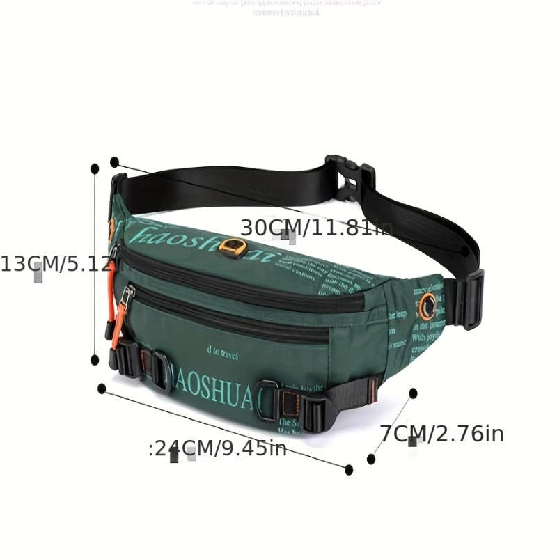 1pc Multi Functional Outdoor Waist Bag Sports Shoulder Bag Chest Bag Cycling Mountaineering Large