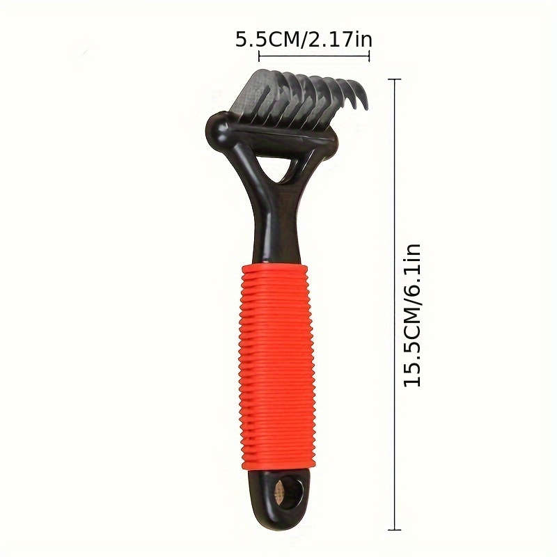 1pc BlackAndRed Pet Comb