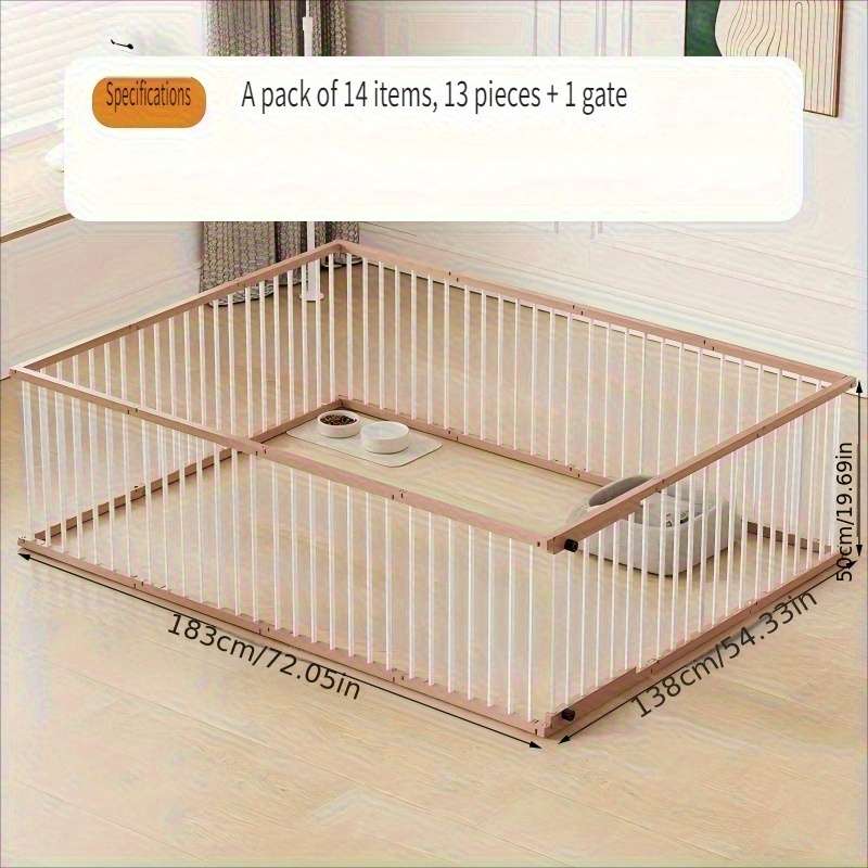 1pc Gray Black Pet Cage