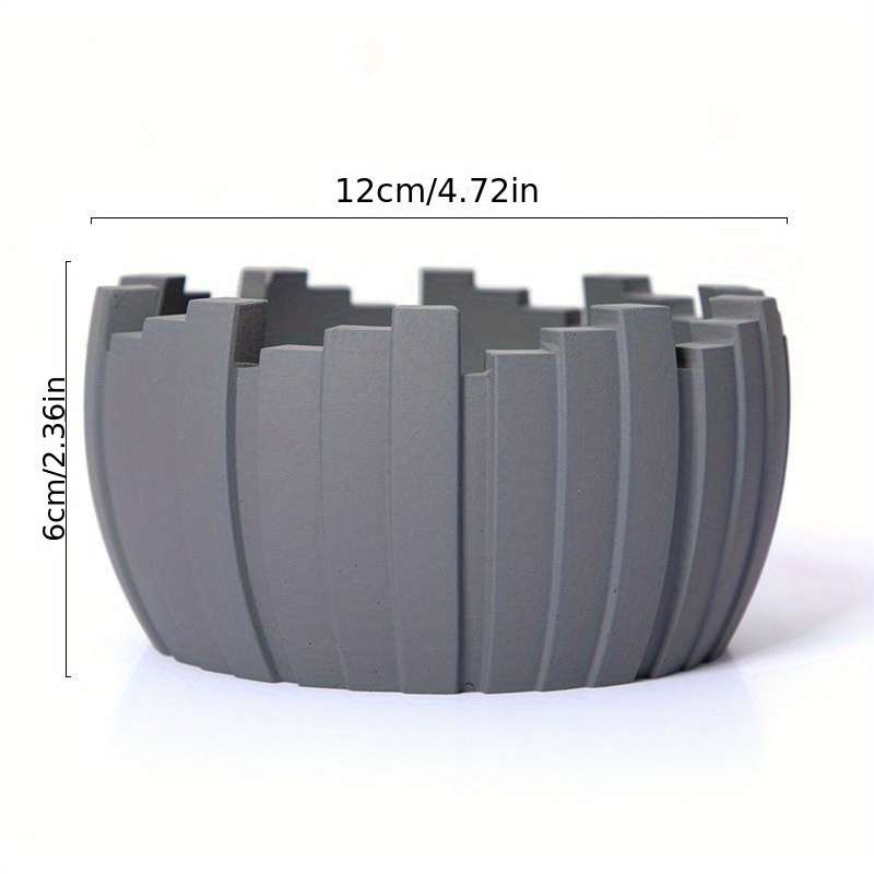 1pc Elegant Ceramic Ashtray Set Modern Geometric Design with Blue and Black Options Perfect for