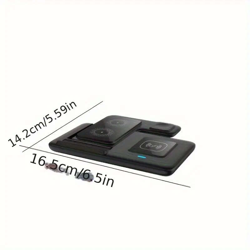 3 in 1 Folding Wireless Charging Station for iPhone 15 14 13 12 11 Pro Max Mini Plus AirPods 3 2 Pro