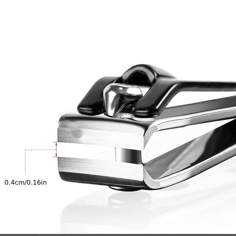 1pc ODORless High-Carbon Steel Nail Clippers with Nail File Modern Black  Golden "OKAY I HAV