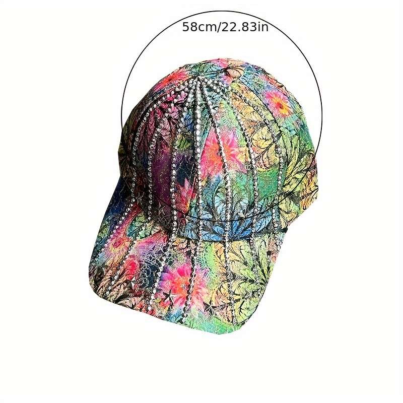 1pc New Fashionable Women's Baseball Cap with Details for Travel Four Seasons Sun Protection and S