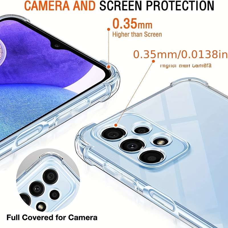 1pc Transparent For Samsung Galaxy A52 5G Phone Cases