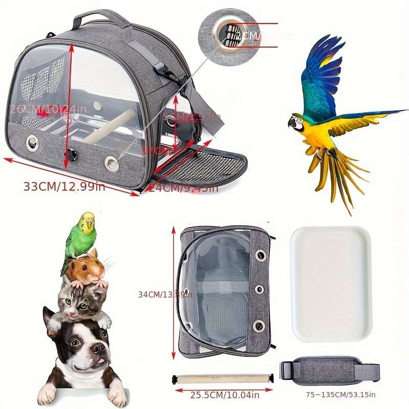 1pc grey Pet Bag