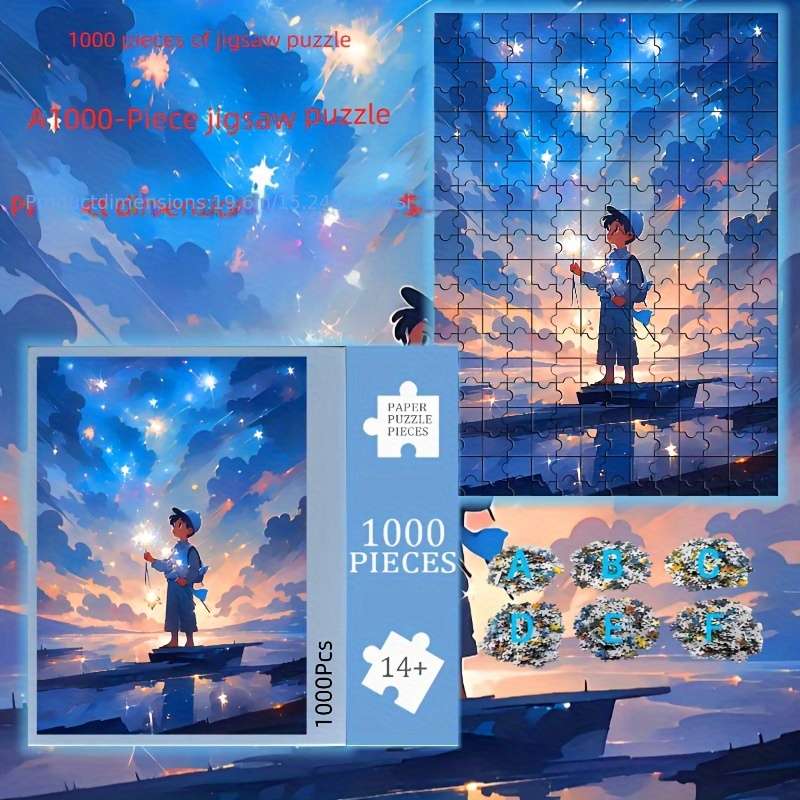 1000 Pokmon Waterfront Puzzle Durable Adult Seamless Puzzle Rectangle Portable B
