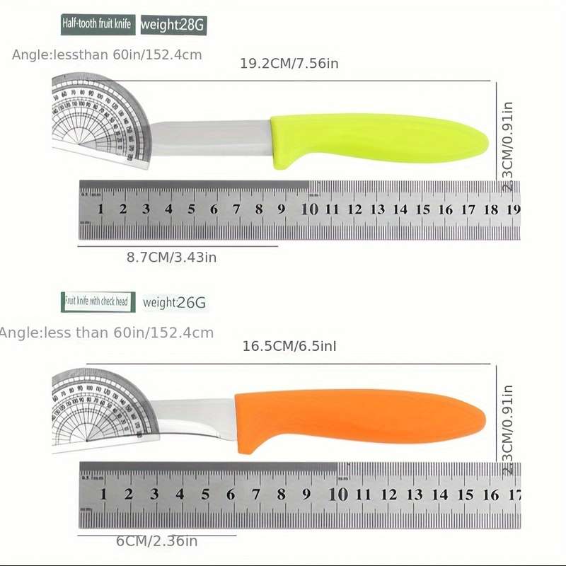 1pc Five-color Fruit Knife Multifunctional Peeler Simple Style Kitchen Gadget Gift Set with Storage