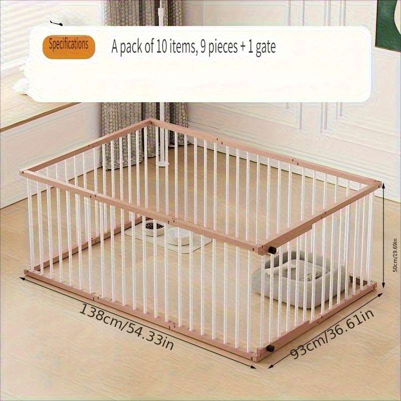 1pc Gray Black Pet Cage