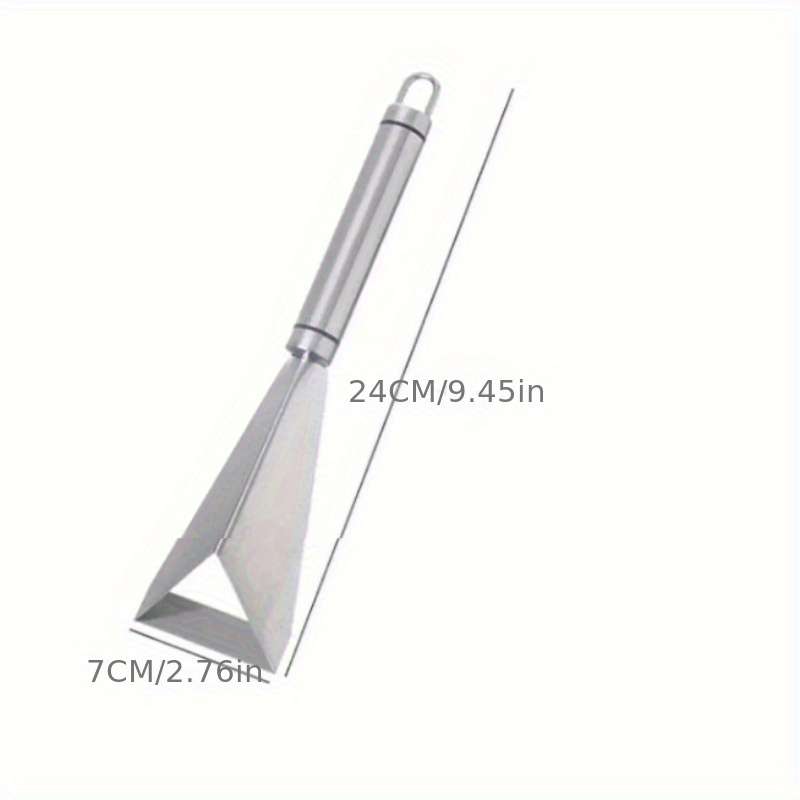 1pc Creative Stainless Steel Fruit Carving Knife Intricate Flower Design Slicing Peeling Tool