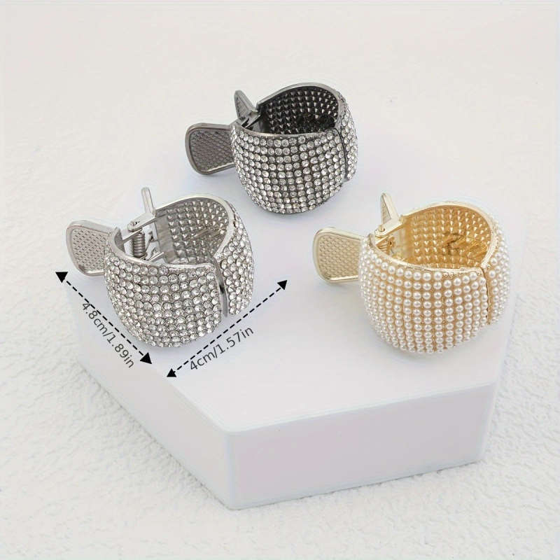 Set of 3 Elegant Ponytail Hair Clips