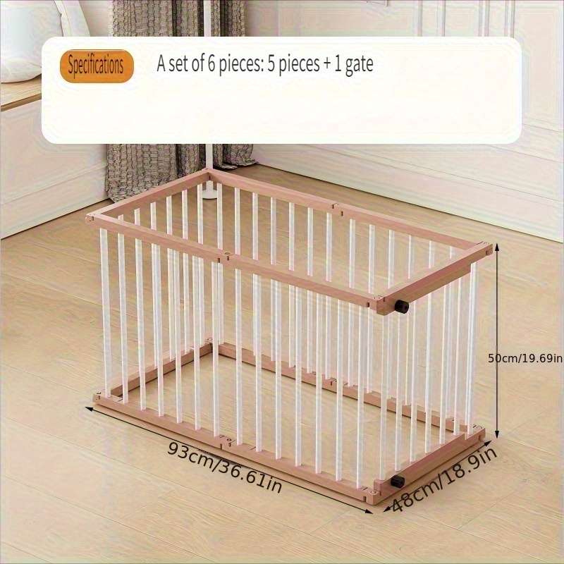 1pc Gray Black Pet Cage