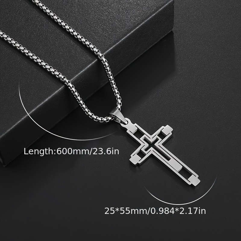 1 Piece Black Jesus Theme Pendant