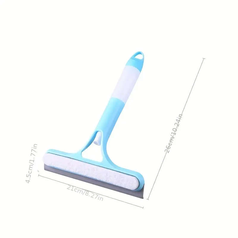2 in1 Mini Mop Multi-purpose Glass Wiper with Spray Can for Cleaning Mirrors, Windows and Car