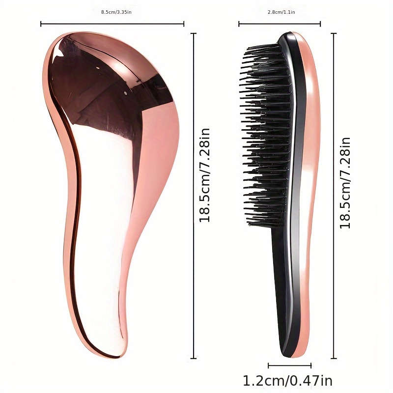 1pc Rose Golden Add Blue Pet Comb