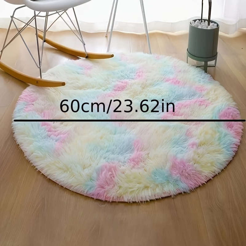 1Pc Iridescent 80x80cm 31.49x31.49inch Floor Mat