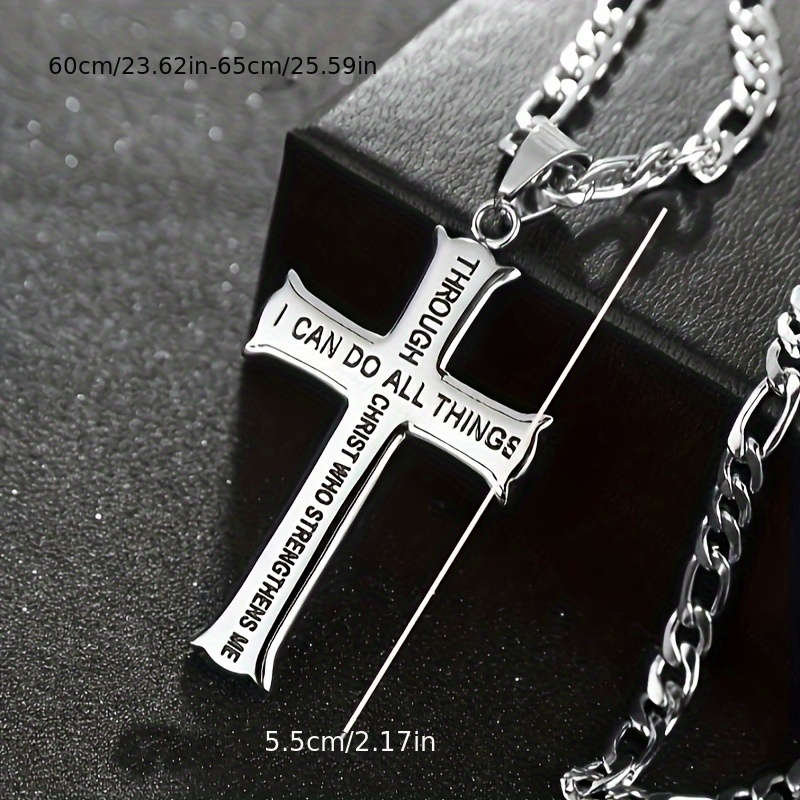 1 Piece Silvery Jesus Theme Pendant