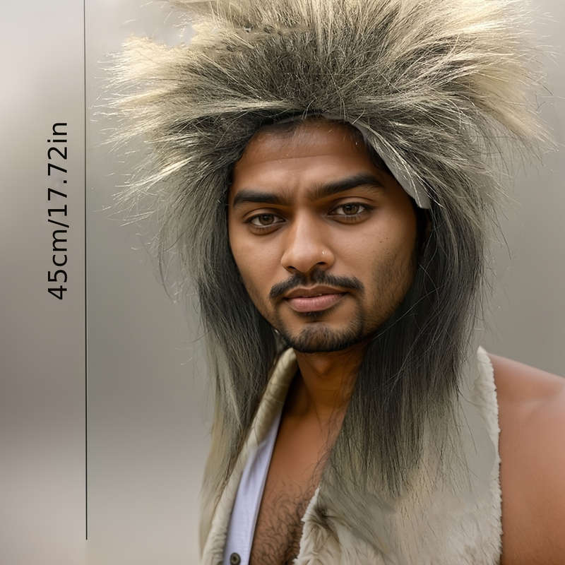 1Pc Rock Style Fashion Design Wig