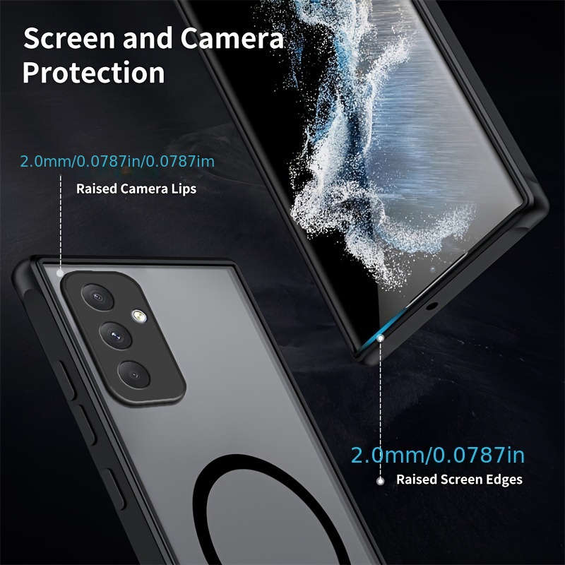 1pc Black For Samsung Galaxy A73 5G Phone Cases