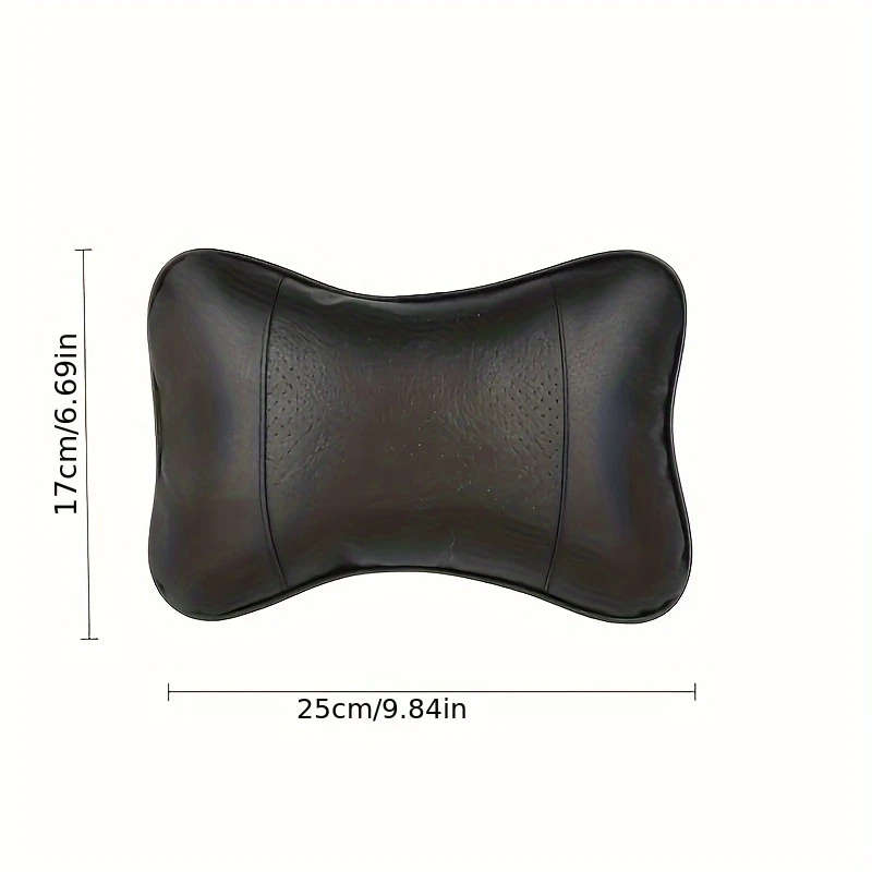 1pc Car Seat Headrest with Breathable Mesh Auto Safety Head and Neck Rest Relax Pillow Cushion Auto