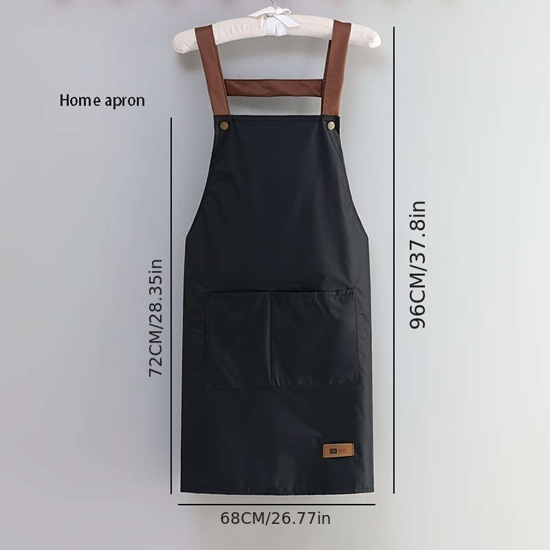1pc Apron for household use and oil resistant kitchen and work waist circumference for convenien