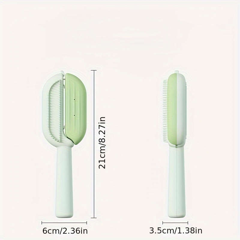 1pc Blue 2pcs 1 Comb Add 1 Finger BrushPet Comb