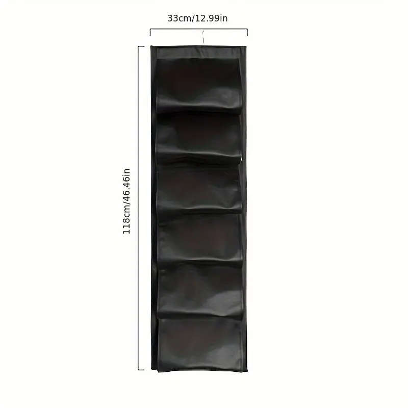 12-Compartment Foldable Dustproof Hanging Shoe Storage Bag