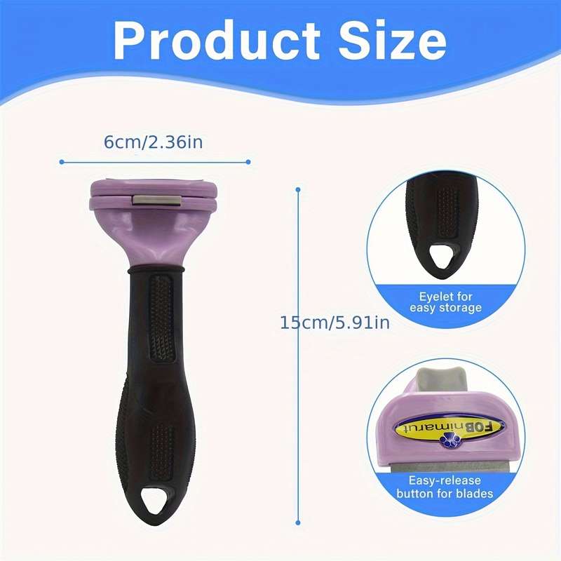 1pc Purple Pet Comb