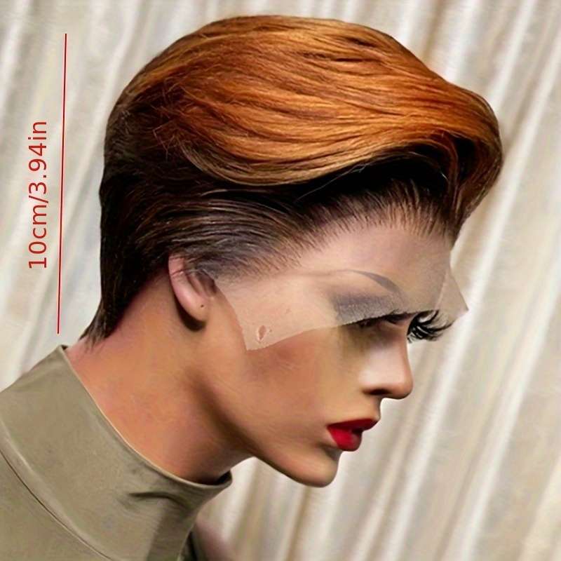 1Pc Dark Brown 10.16cm Fashion Design Wig