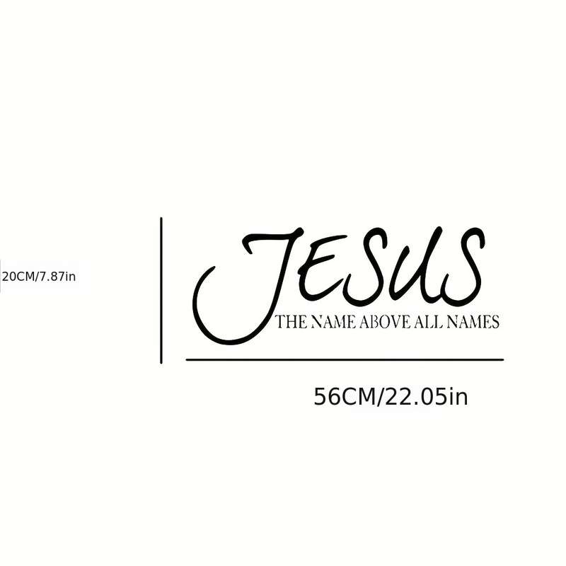 1pc Black Jesus Christian Themed Stickers
