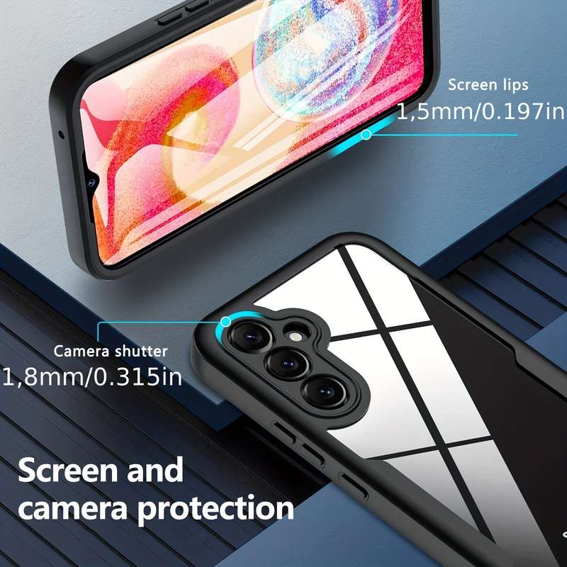 1pc Black For Samsung Galaxy A73 5G Phone Cases