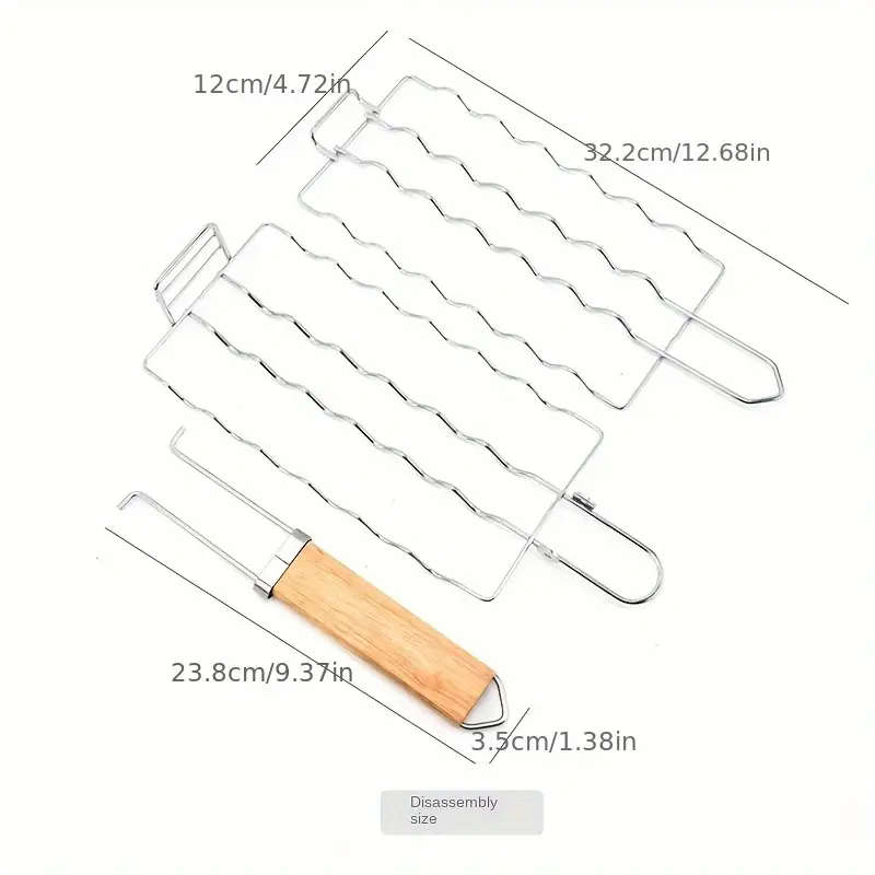 1pc Grilling Basket - Sausage Grill Net BBQ Tools - The Perfect Barbecue Accessory