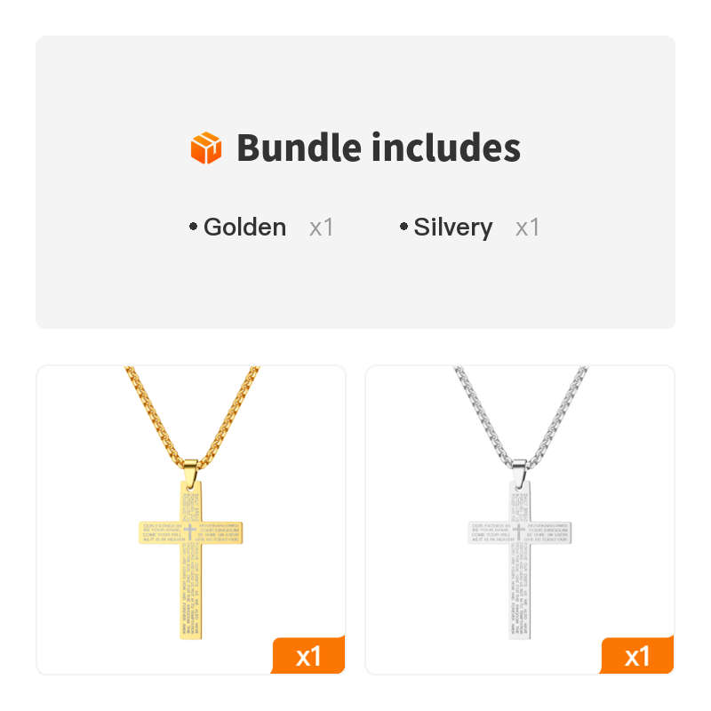 1 Piece Golden Add White Jesus Theme Pendant