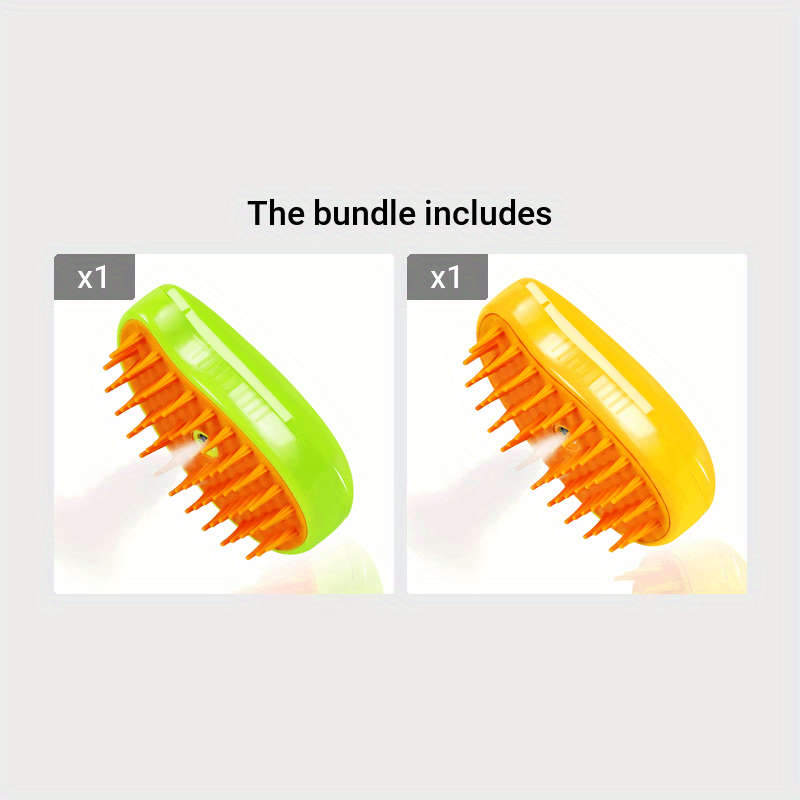1pc Yellow Pet Comb