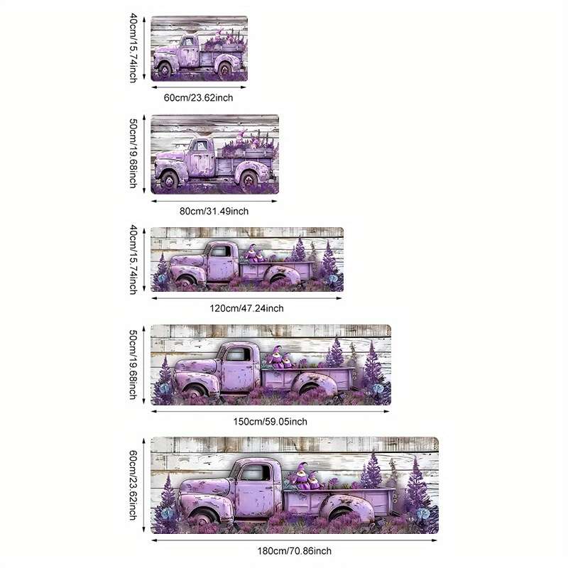 1Pc 23.6x70.9inch 60x180cm Floor Mat