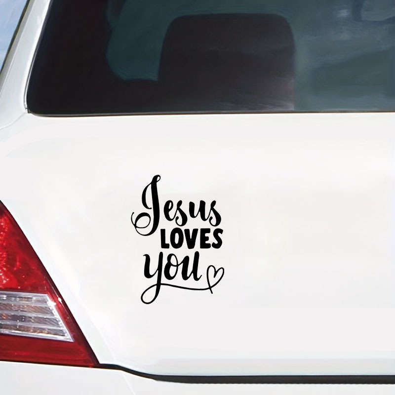 1Piece Jesus Christian Themed Stickers