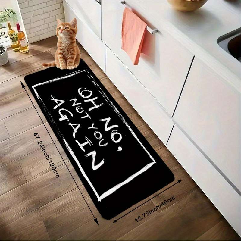 1Pc 4Ox6Ocm Floor Mat