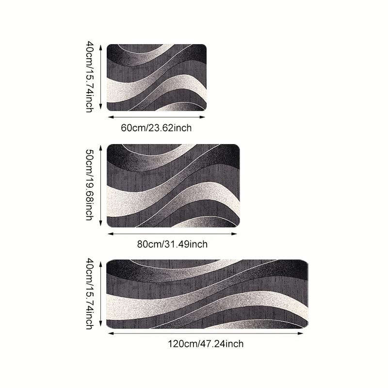 1Pc 50x80cm 19.68x31.49inch Floor Mat