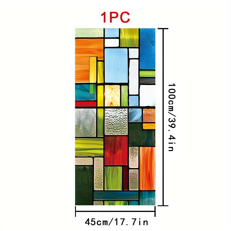 1pc Size 45x100cm Door Window Sticker
