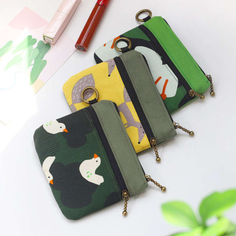 1pc Coin purse female cute duckling coin coin lipstick envelope mini cute card pack storage money f