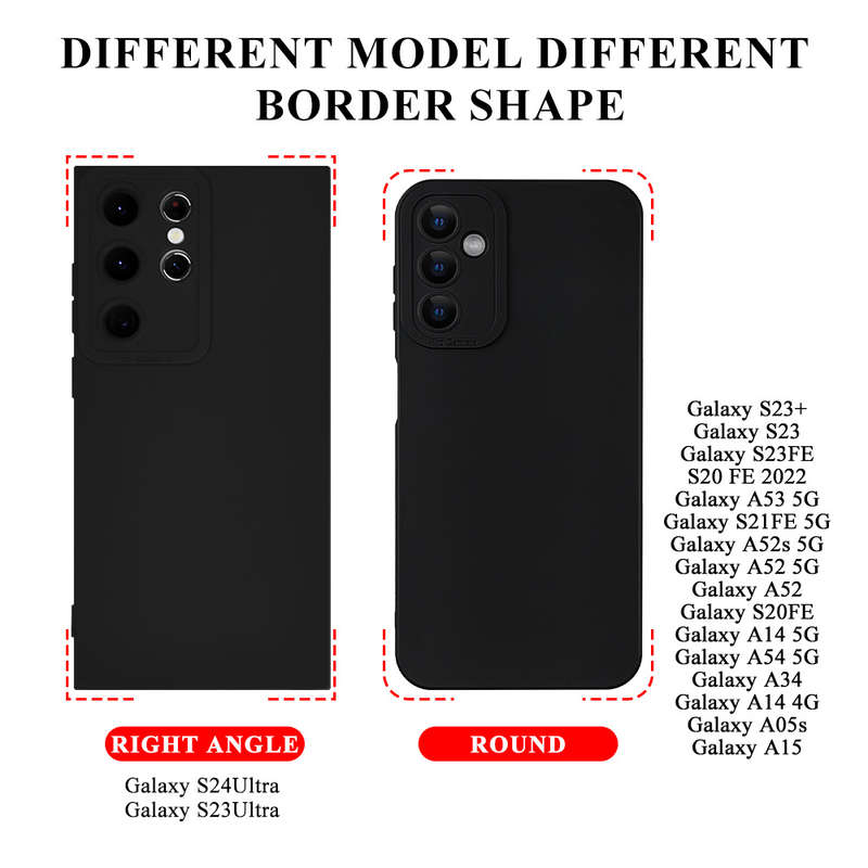 1pc Black For Samsung Samsung Galaxy S23 Add   Phone Cases