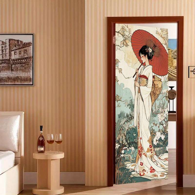 1Pc 76.96x199.9cm Door Window Sticker