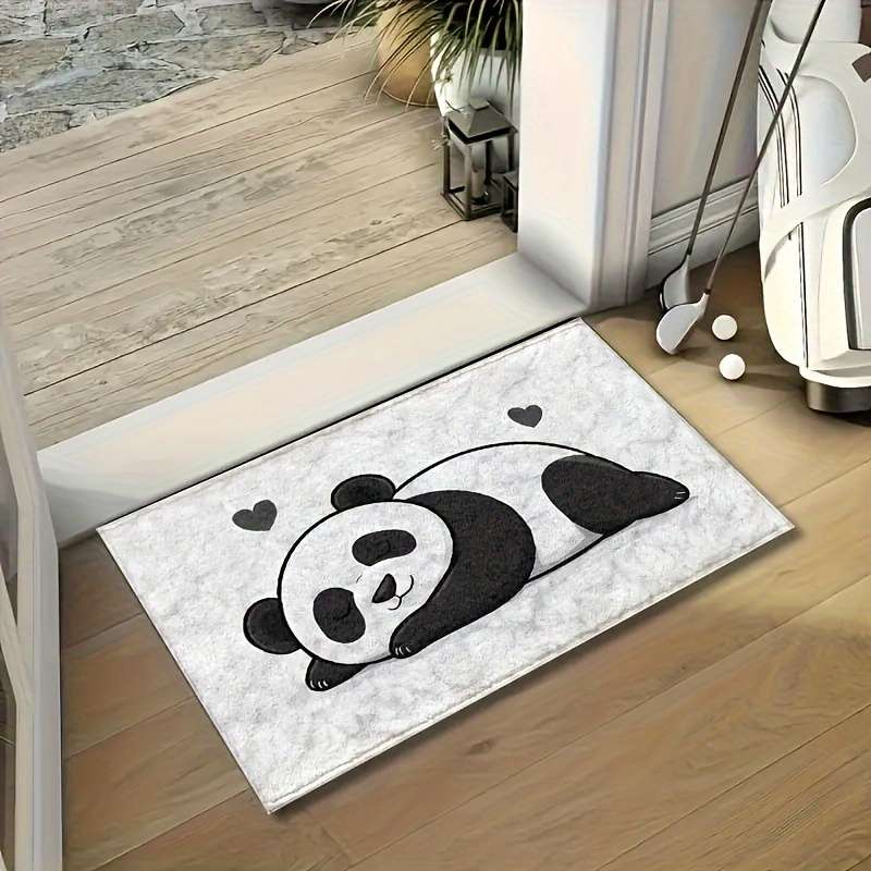 1Pc 19.69x31.5inch 50x80cm Panda Floor Mat