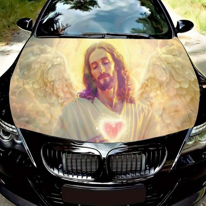 1pc Black Jesus Christian Themed Stickers
