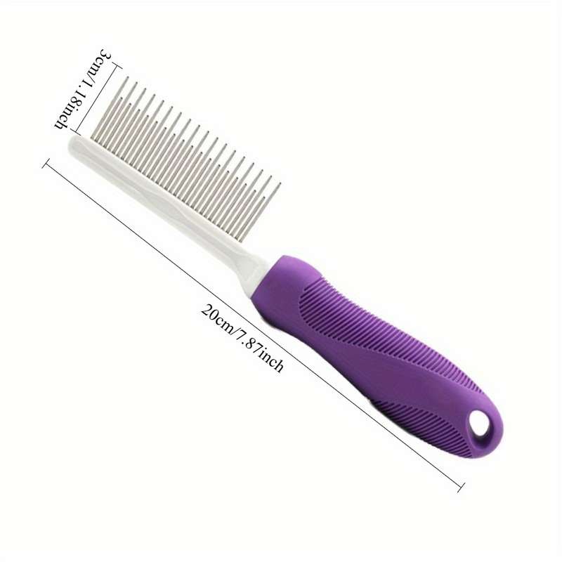 1pc Purple Pet Comb