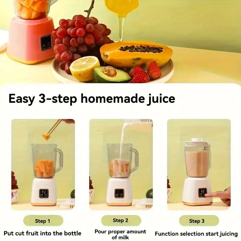 Mini Portable Rechargeable Juicer